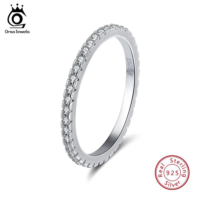 ORSA JEWELS 925 Silver Finger Rings for Women Stackable Match Wedding Band Statement Sterling Silver 925 Jewelry for Girls SR63
ORSA JEWELS 925 Silver Finger Rings for Women Stackable Match Wedding Band Statement Sterling Silver 925 Jewelry for Girls SR63