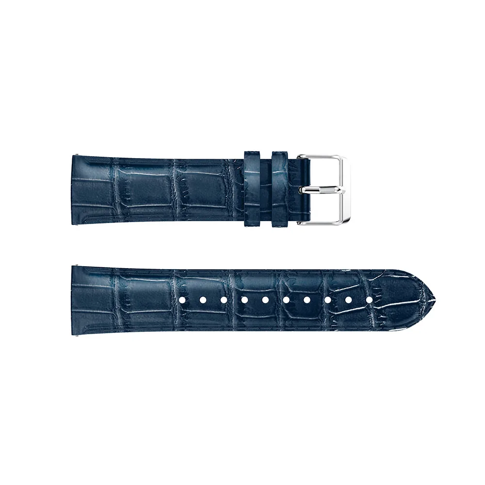 Ремешок из натуральной кожи с крокодиловым узором для часов Huami Amazfit GTR 47 мм