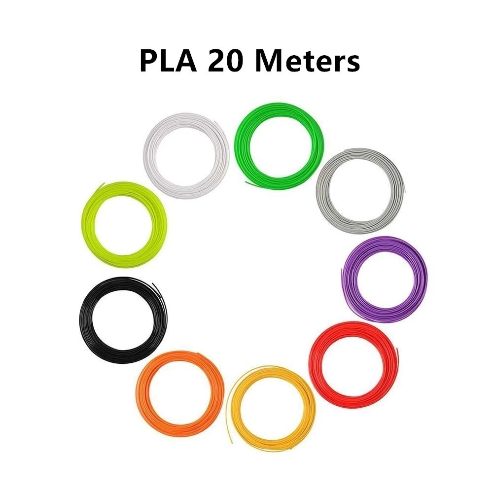 PLA 3D Pen Filament 1.75mm 20M/bag 100% No Bubble 3D Drawing Pen Filament For Children Explore Creation Gadget Random Color
PLA 3D Pen Filament 1.75mm 20M/bag 100% No Bubble 3D Drawing Pen Filament For Children Explore Creation Gadget Random Color