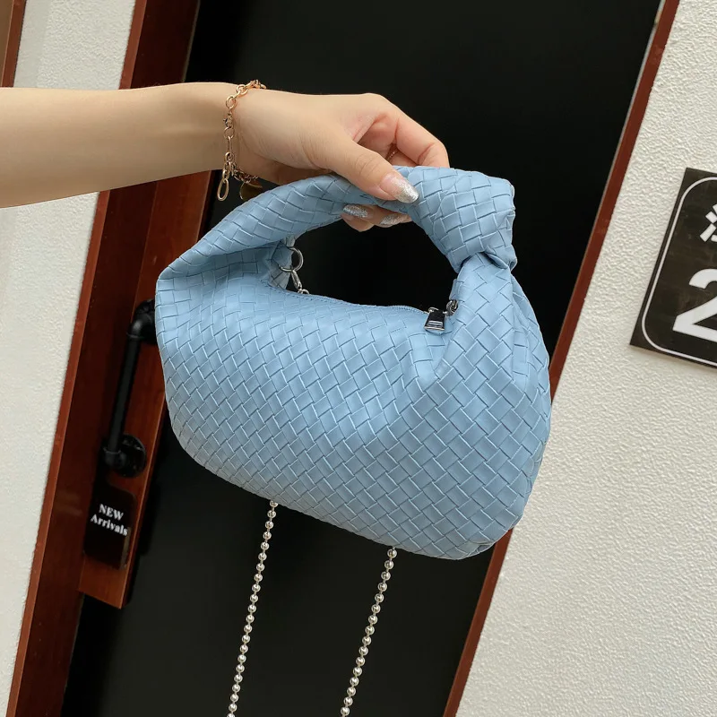 Chain Cowhide Leather Knot Bag Weave Cow Leather Handmade Sling Bags Luxury Brand Designer Bags Hobo Totes
Chain Cowhide Leather Knot Bag Weave Cow Leather Handmade Sling Bags Luxury Brand Designer Bags Hobo Totes