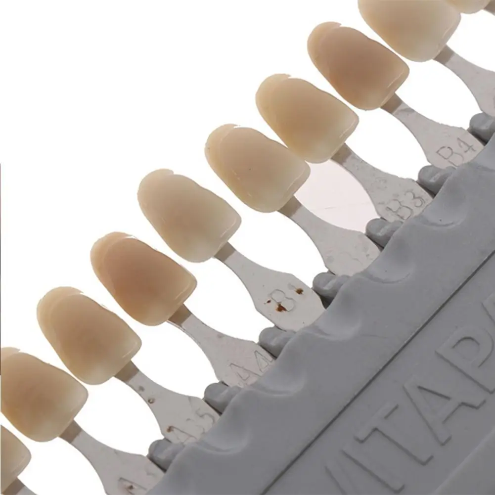 16 Colors 3D Tooth Guide Dental Plate Dental Shade Guide Chart Board Color Comparator Dental Plate Teeth Whitening Tool
16 Colors 3D Tooth Guide Dental Plate Dental Shade Guide Chart Board Color Comparator Dental Plate Teeth Whitening Tool