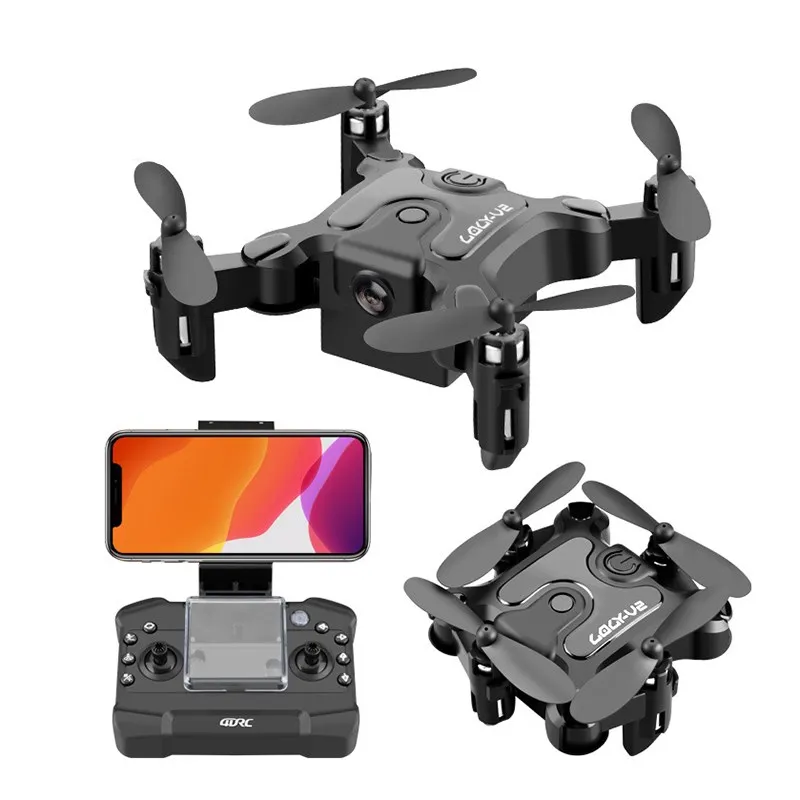 V2 Mini RC Drone 4K HD Camera Professional Dron Remote Control Drone Helicopters Quadcopter Foldable Handy Drone Toys for Kids
V2 Mini RC Drone 4K HD Camera Professional Dron Remote Control Drone Helicopters Quadcopter Foldable Handy Drone Toys for Kids
