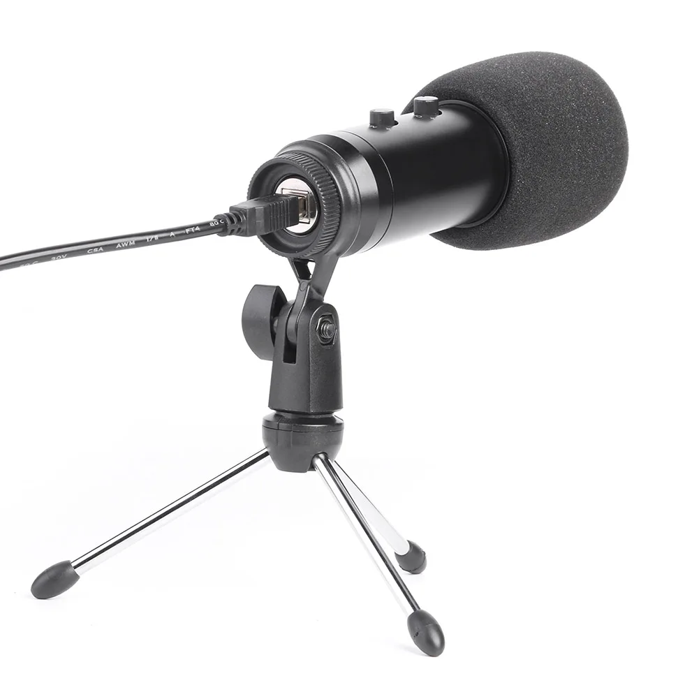 Recording Microfone Ultra-wideMic USB Wired Cardioid Microphone Studio Recording PC Computer Condenser Speaker
Recording Microfone Ultra-wideMic USB Wired Cardioid Microphone Studio Recording PC Computer Condenser Speaker