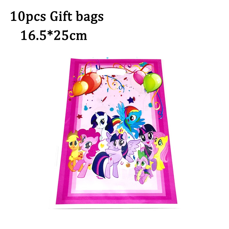 My Little Pony Boys&ampGirls Birthday Party Decorations Disposable Tableware Peper Cup Plate Balloon Baby Shower Supplies | Дом и сад
