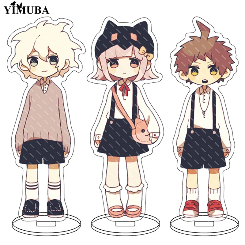 Аниме-игра Danganronpa 2 прозрачный акриловый брелок Nagito Komaeda Chiaki Nanami подставка фигурки
