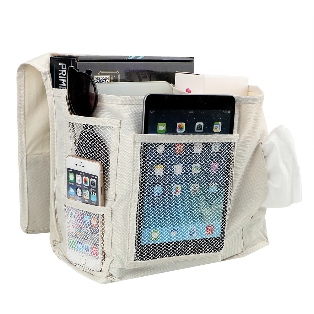 6 Pockets Oxford Fabric Hanging Bag Organizer Mesh Caddy Bag Bedside Storage Bag Bedroom Storage Book Remote Control Storage
6 Pockets Oxford Fabric Hanging Bag Organizer Mesh Caddy Bag Bedside Storage Bag Bedroom Storage Book Remote Control Storage