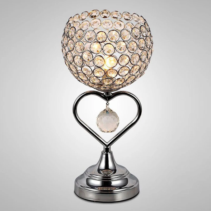 1Pc Creative Crystal Table Lamp Romantic Heart-shaped Desk Light Bedroom Reading Light
1Pc Creative Crystal Table Lamp Romantic Heart-shaped Desk Light Bedroom Reading Light