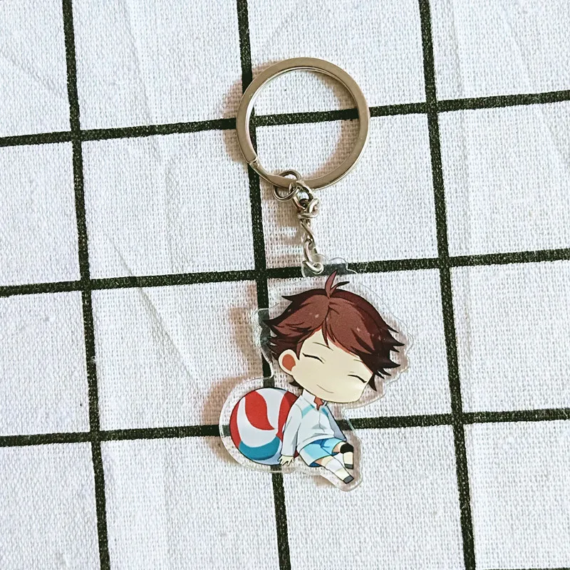 Haikyuu! Kageyama Kozume Kenma Kuroo аниме акриловая фигурка подвеска брелок украшение