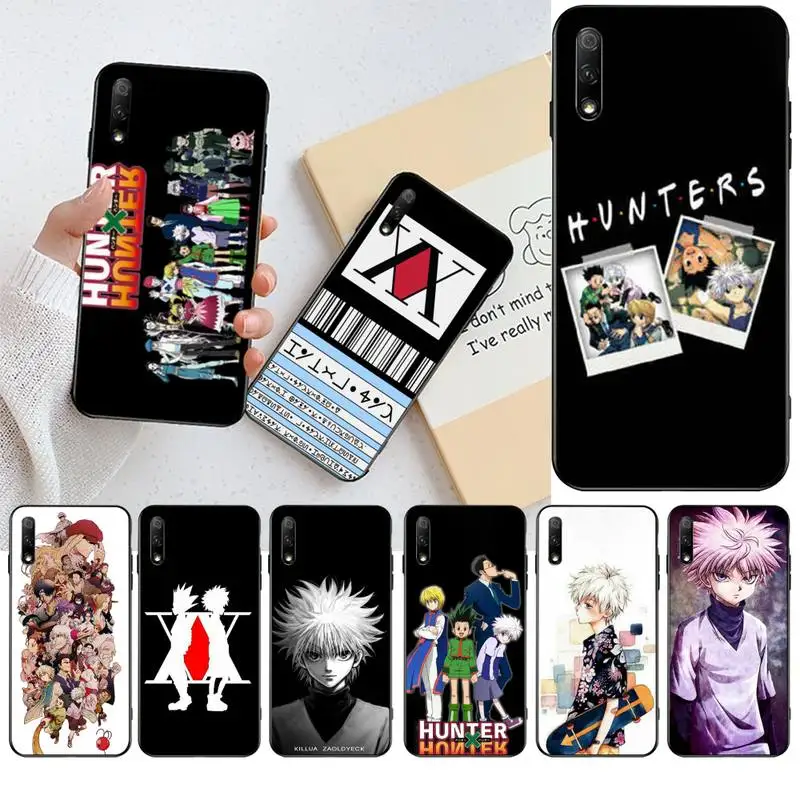 

PENGHUWAN Anime Hunter X Hunter License Black Soft Phone Case Capa for Huawei Honor 20 10 9 8 8x 8c 9x 7c 7a Lite view pro