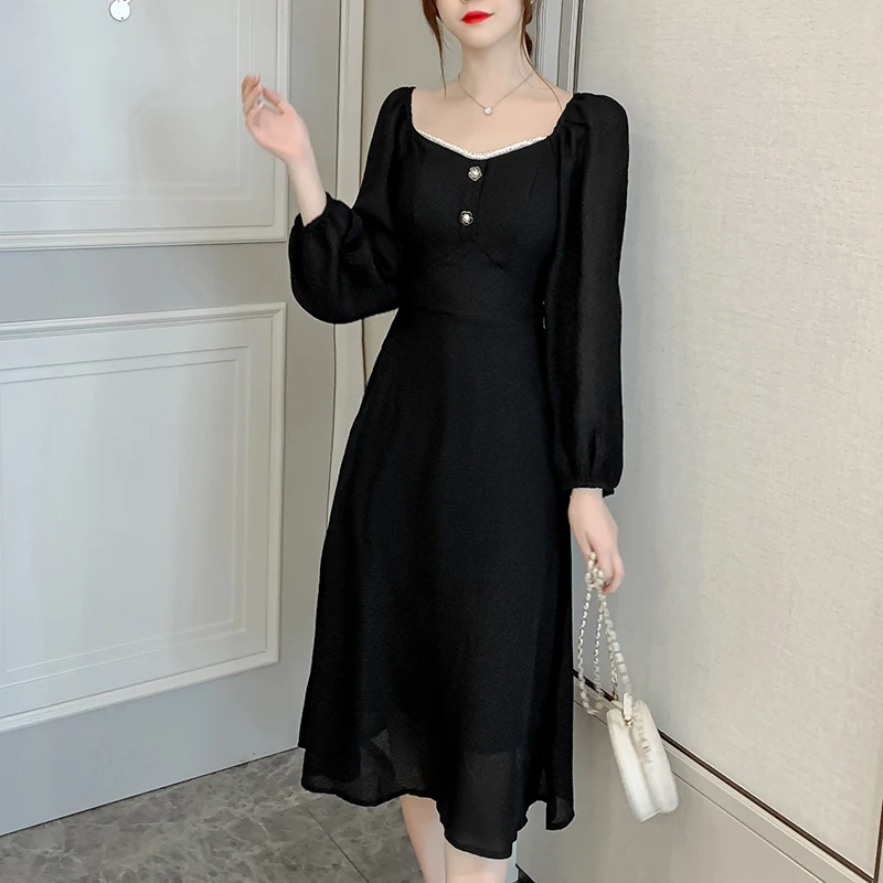 Will ~ the new spring clothing v-neck pure color skirt long-sleeved dress female ~ big time take goods
Will ~ the new spring clothing v-neck pure color skirt long-sleeved dress female ~ big time take goods