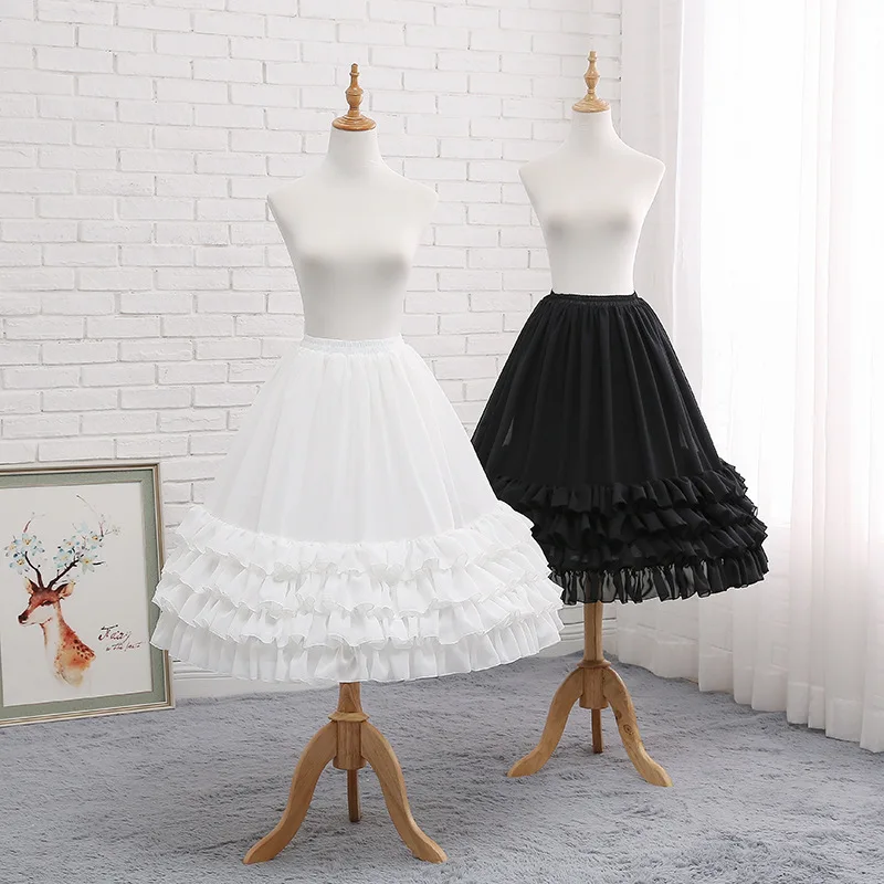 Ruffles Wedding Petticoats Hoop Crinoline Slips Underskirt Bridal Dress Hoop Vintage Skirt Slip Lolita Underskirt For Ball Gowns
Ruffles Wedding Petticoats Hoop Crinoline Slips Underskirt Bridal Dress Hoop Vintage Skirt Slip Lolita Underskirt For Ball Gowns