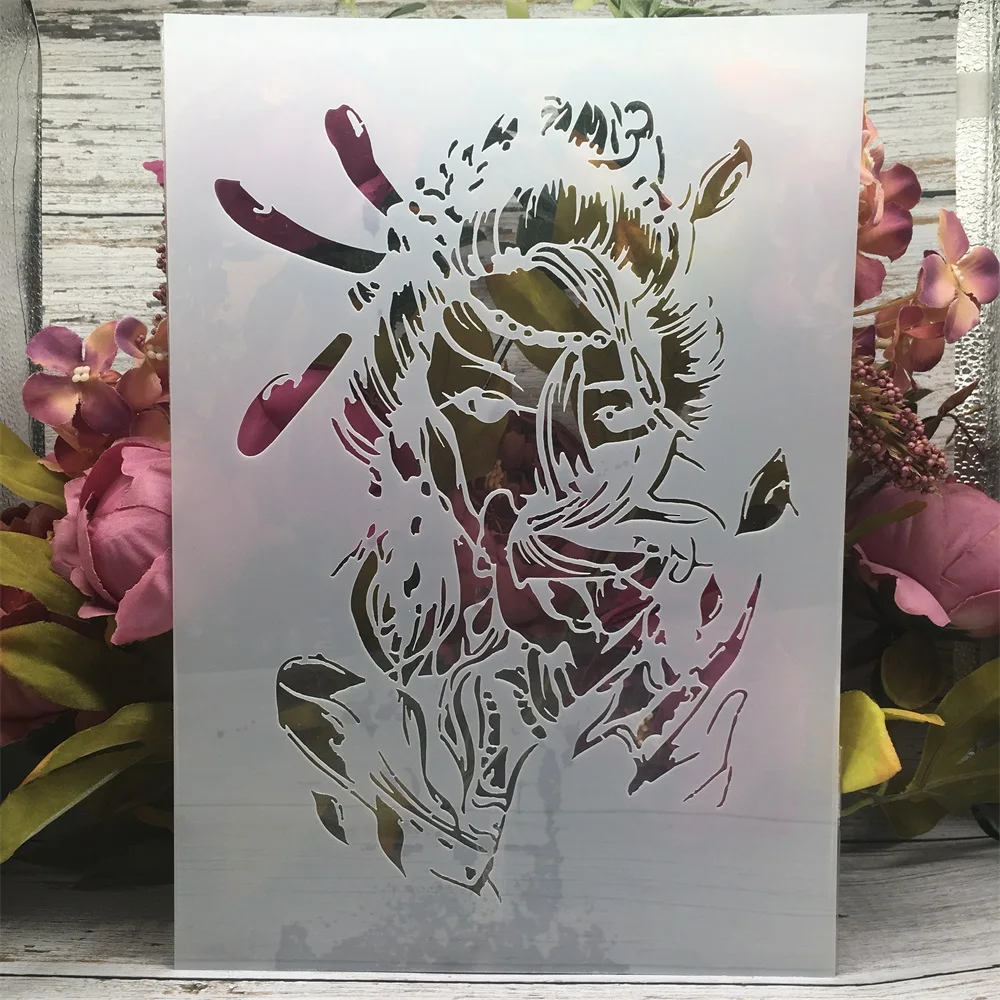 A4 29cm Mandala Magic Lady DIY Layering Stencils Wall Painting Scrapbook Coloring Embossing Album Decorative Template
A4 29cm Mandala Magic Lady DIY Layering Stencils Wall Painting Scrapbook Coloring Embossing Album Decorative Template