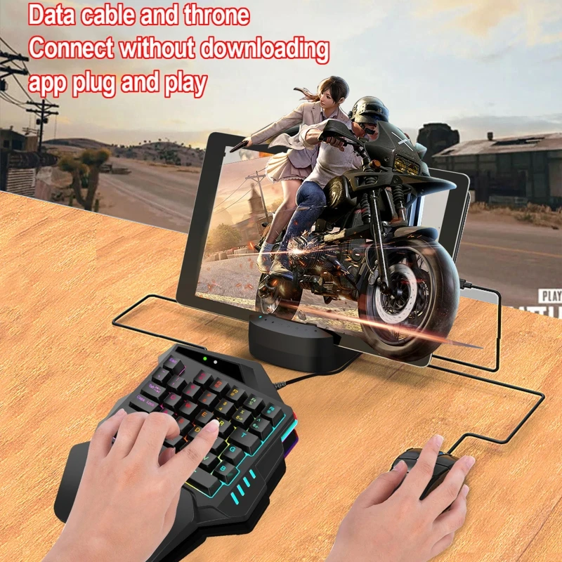 V500 35 Keys RGB Left Hand Gaming Keyboard Analog Controller Input One-Handed Game Controller LED Backlight Keycaps
V500 35 Keys RGB Left Hand Gaming Keyboard Analog Controller Input One-Handed Game Controller LED Backlight Keycaps