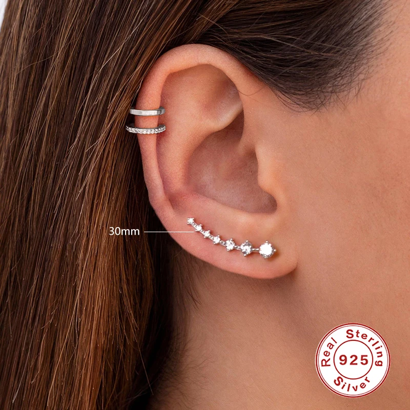 Aide Minimalism Line Crystals Stud Earrings for Women Ins Piercing Earings 925 Sterling Silver Pendientes Plata 925 Girl's Gifts
Aide Minimalism Line Crystals Stud Earrings for Women Ins Piercing Earings 925 Sterling Silver Pendientes Plata 925 Girl's Gifts