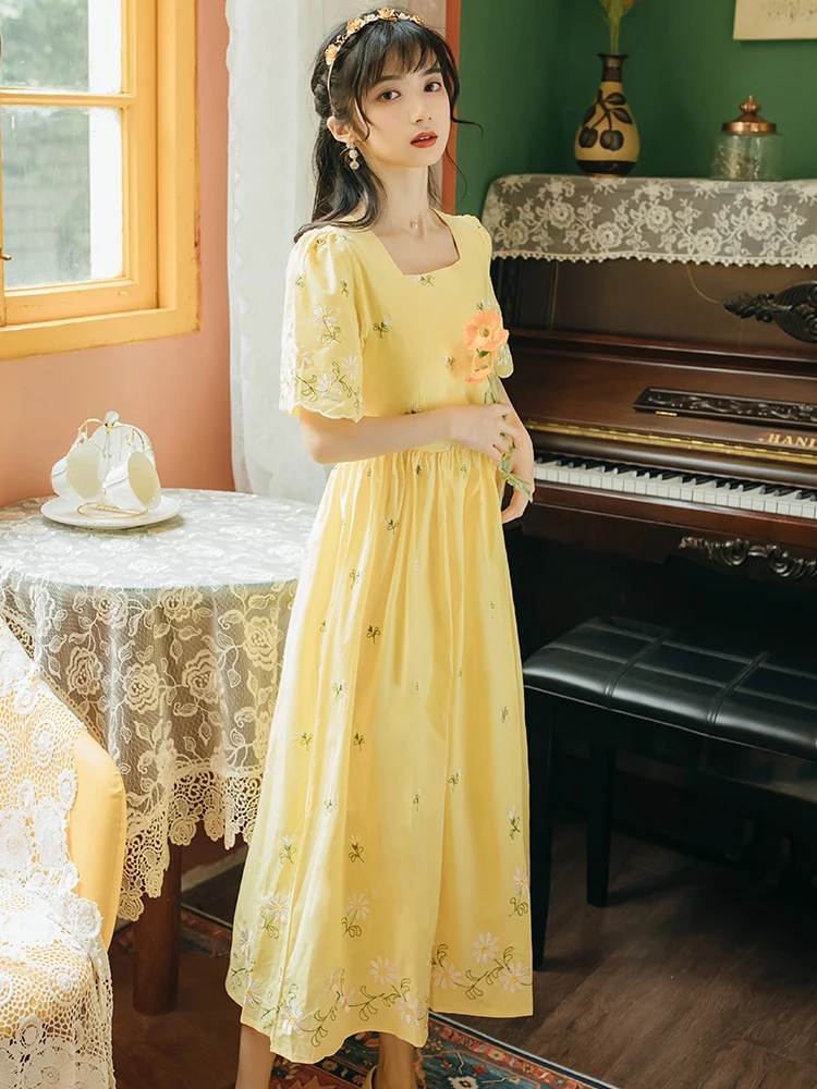 Make the new summer method is first love skirt waist show temperament, restoring ancient ways is a thin dress
Make the new summer method is first love skirt waist show temperament, restoring ancient ways is a thin dress