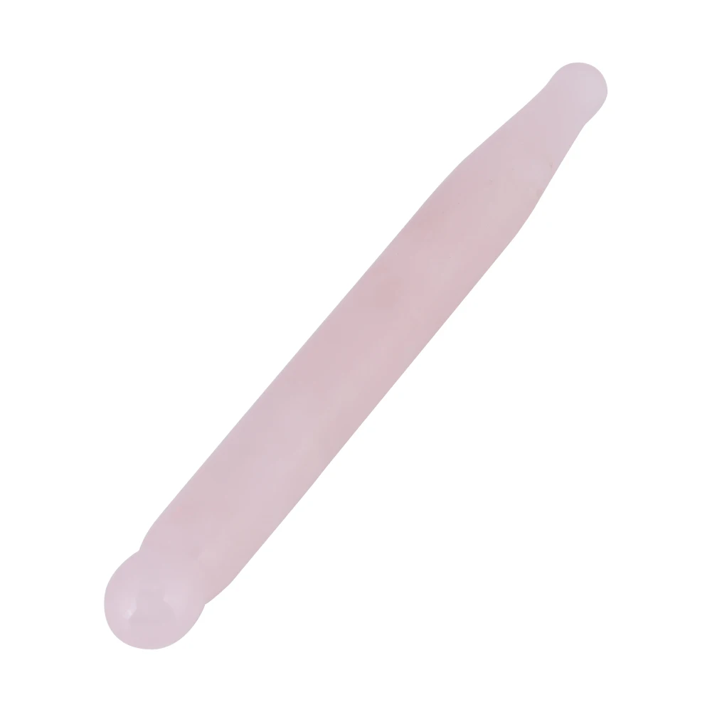 1pc Natural Rose Quartz Crystal Face Massage Wand Stone Smooth Stick Spa Massaging Tool For Face Massage Acupoint Massage
1pc Natural Rose Quartz Crystal Face Massage Wand Stone Smooth Stick Spa Massaging Tool For Face Massage Acupoint Massage