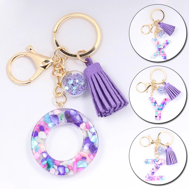1PC Bag Pendant Tassel Sequin Keychain Handmde Gift A-Z Alphabet Key Ring Holder Key Accessories
1PC Bag Pendant Tassel Sequin Keychain Handmde Gift A-Z Alphabet Key Ring Holder Key Accessories