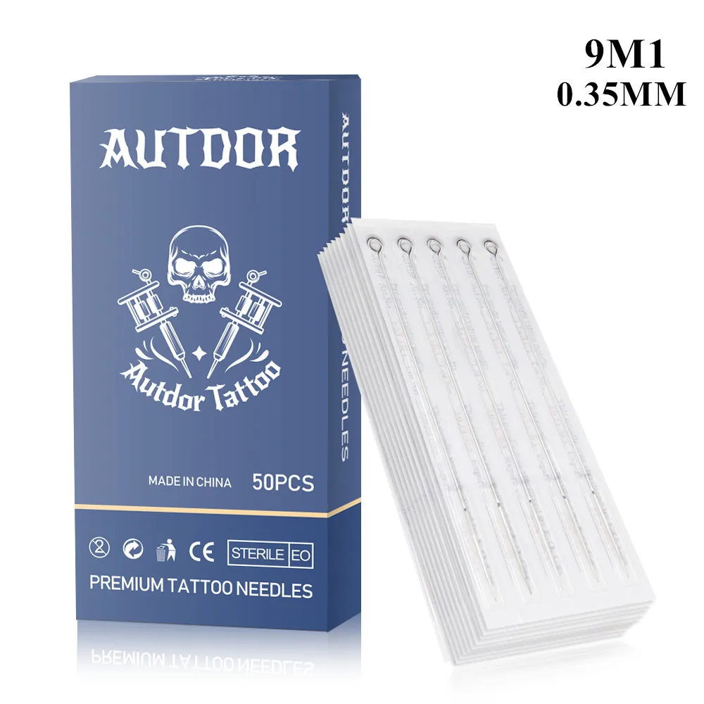50PCS 9M1 Disposable Tattoo Needles 0.35MM Sterilized Magnum Tattoo Needle For Tattoo Machine Tattoo Grip 
50PCS 9M1 Disposable Tattoo Needles 0.35MM Sterilized Magnum Tattoo Needle For Tattoo Machine Tattoo Grip