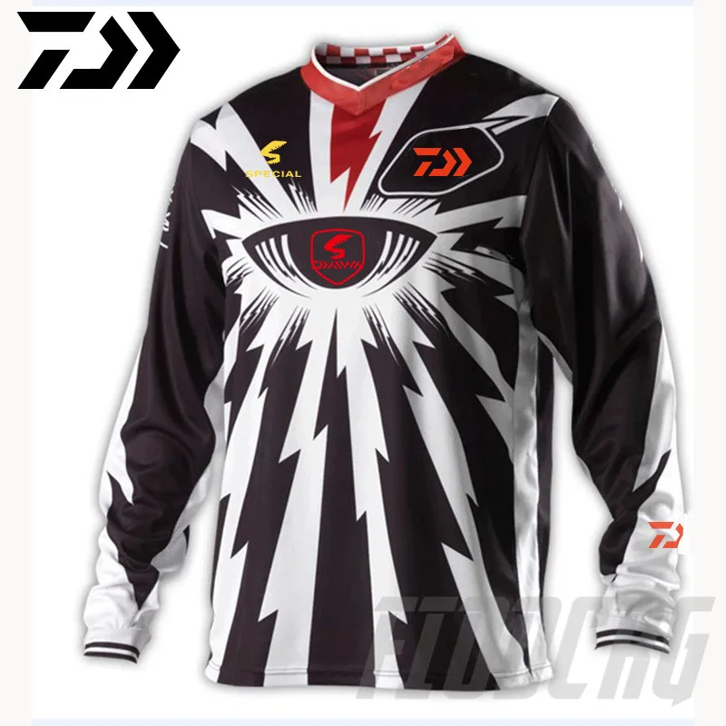 2021 DAIWA Daiwa Fishing Shirt Quick Dry Cycling Hiking Jersey Soft Fishing Clothing Anti-UV Long Sleeve Fishing Jersey
2021 DAIWA Daiwa Fishing Shirt Quick Dry Cycling Hiking Jersey Soft Fishing Clothing Anti-UV Long Sleeve Fishing Jersey