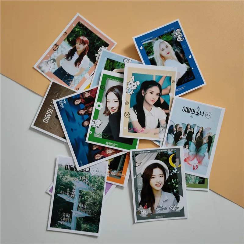 16 Pcs Kpop LOONA Girls Team Album MV FavOriTea Self Made LOMO Card Jeon Hee Jin Go Won Hyun Jin Photocard For Fans Collection
16 Pcs Kpop LOONA Girls Team Album MV FavOriTea Self Made LOMO Card Jeon Hee Jin Go Won Hyun Jin Photocard For Fans Collection