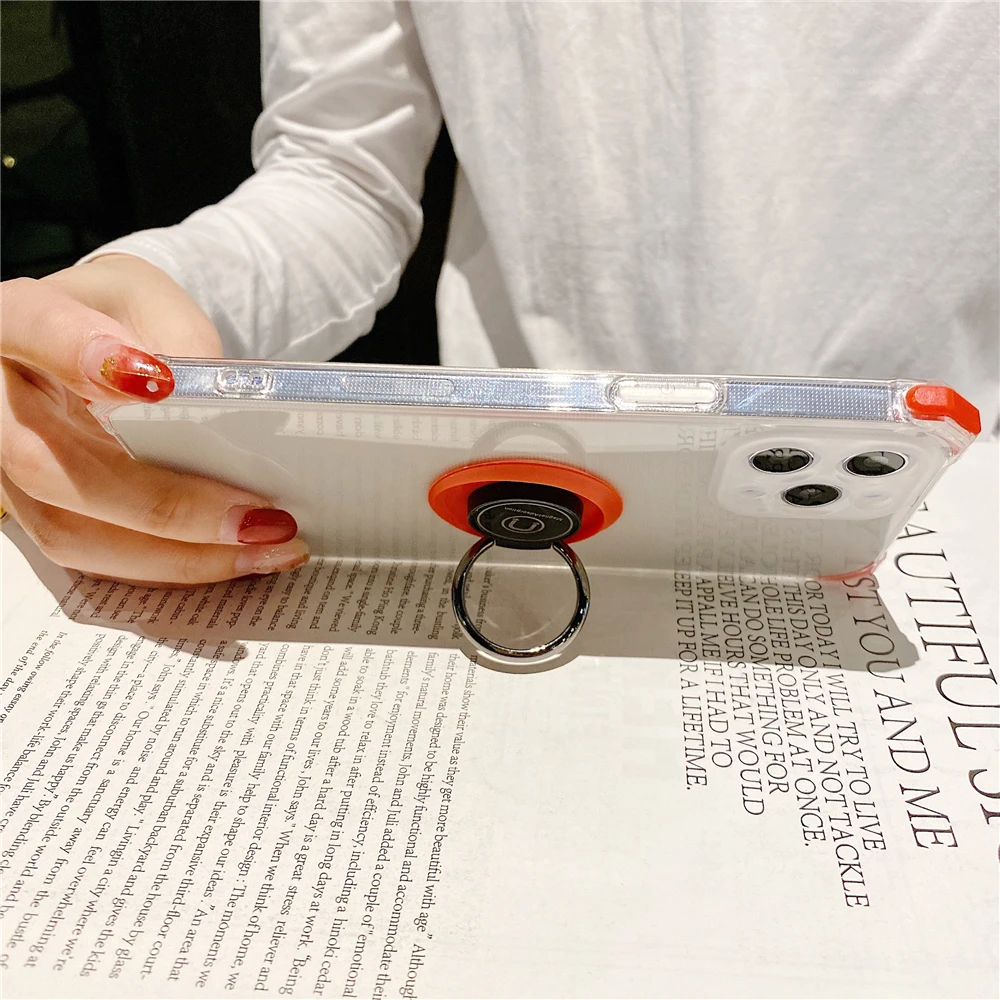 Stylish Candy Color Transparent With Stand Phone Case For iPhone 12 11 Pro XS MAX XR X 7 8 Plus SE2020 TPU ShockProof Back Cover
Stylish Candy Color Transparent With Stand Phone Case For iPhone 12 11 Pro XS MAX XR X 7 8 Plus SE2020 TPU ShockProof Back Cover