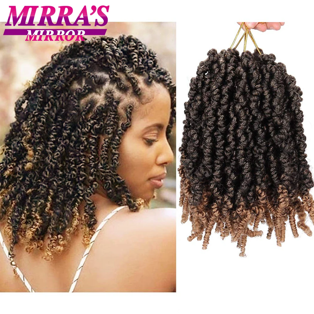 10inch Pre-twisted Spring Twist Hair Crochet Braids Short Curly Passion Twist Crochet Hair Synthetic Braiding Hair Extensions
10inch Pre-twisted Spring Twist Hair Crochet Braids Short Curly Passion Twist Crochet Hair Synthetic Braiding Hair Extensions