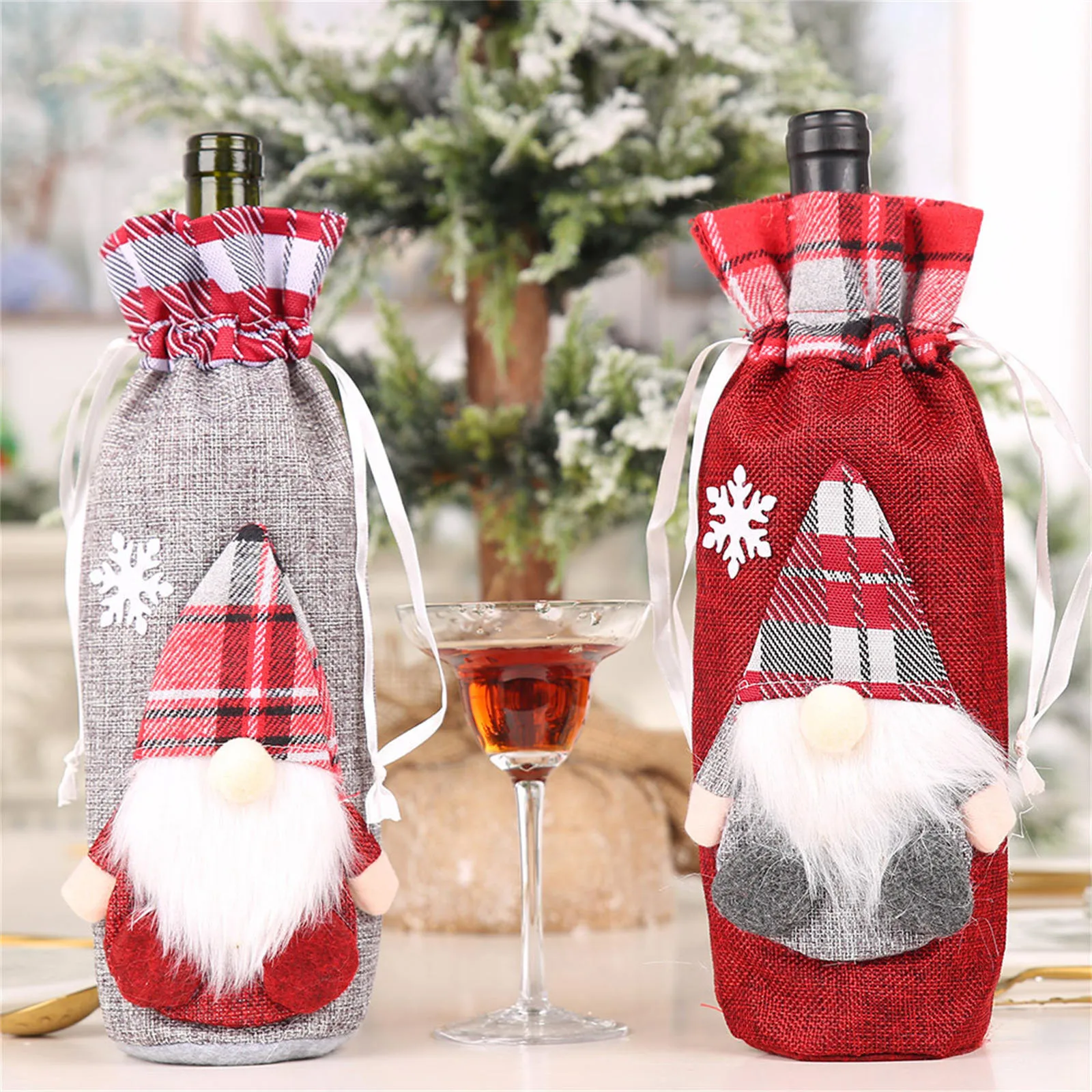 Christmas Decorations for Home Santa Claus Wine Bottle Cover Snowman Stocking Gift Holders Xmas Navidad Decor Happy New Year #F
Christmas Decorations for Home Santa Claus Wine Bottle Cover Snowman Stocking Gift Holders Xmas Navidad Decor Happy New Year #F