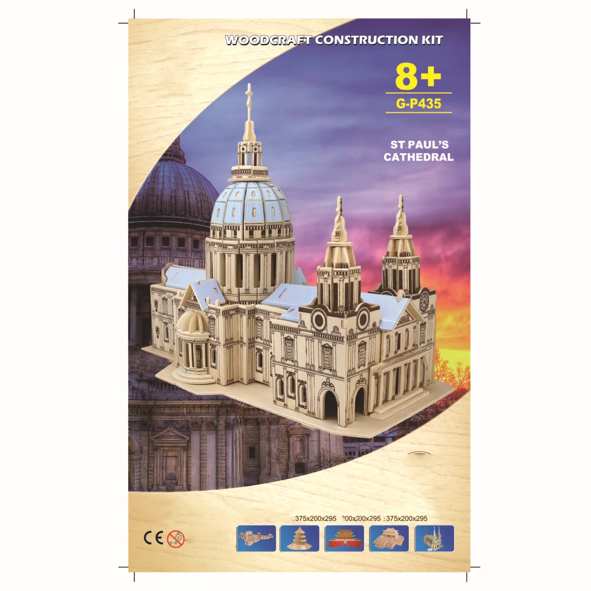 3D Wooden Building Blocks Children DIY Toys Quadruple St. Paul's Cathedral Assembly Model Building Kit Toys Gift for Children
3D Wooden Building Blocks Children DIY Toys Quadruple St. Paul's Cathedral Assembly Model Building Kit Toys Gift for Children