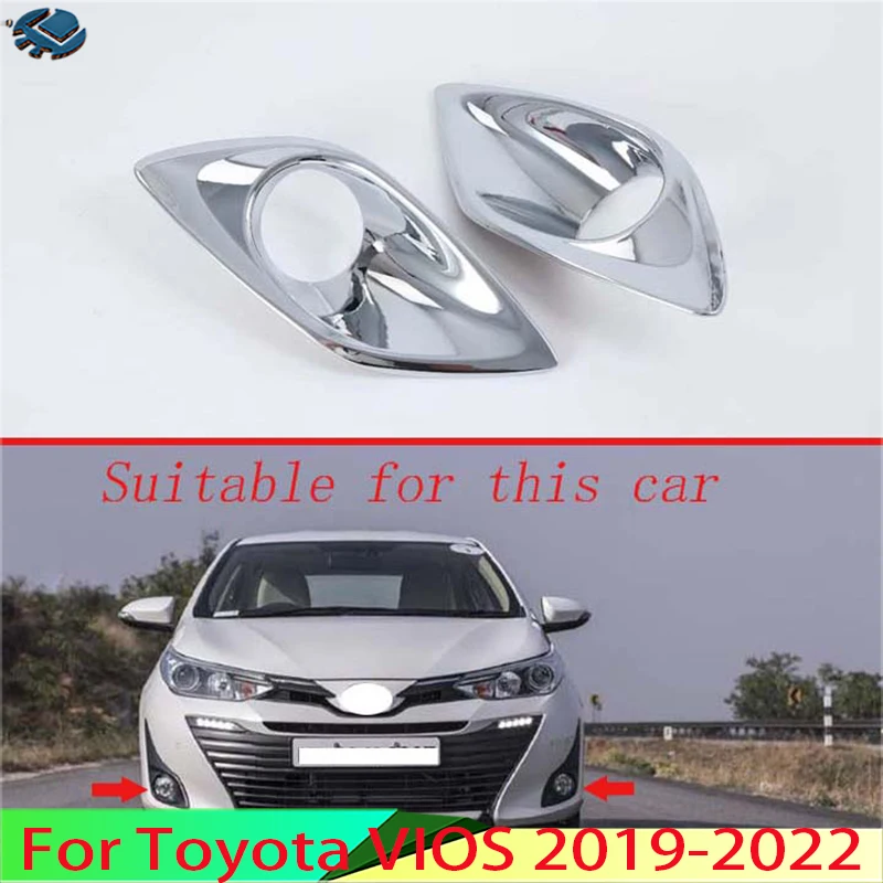 For Toyota VIOS 2019-2022 Car Decoration ABS Chrome Front Fog Light Lamp Cover Trim Molding Bezel Garnish Sticker
For Toyota VIOS 2019-2022 Car Decoration ABS Chrome Front Fog Light Lamp Cover Trim Molding Bezel Garnish Sticker