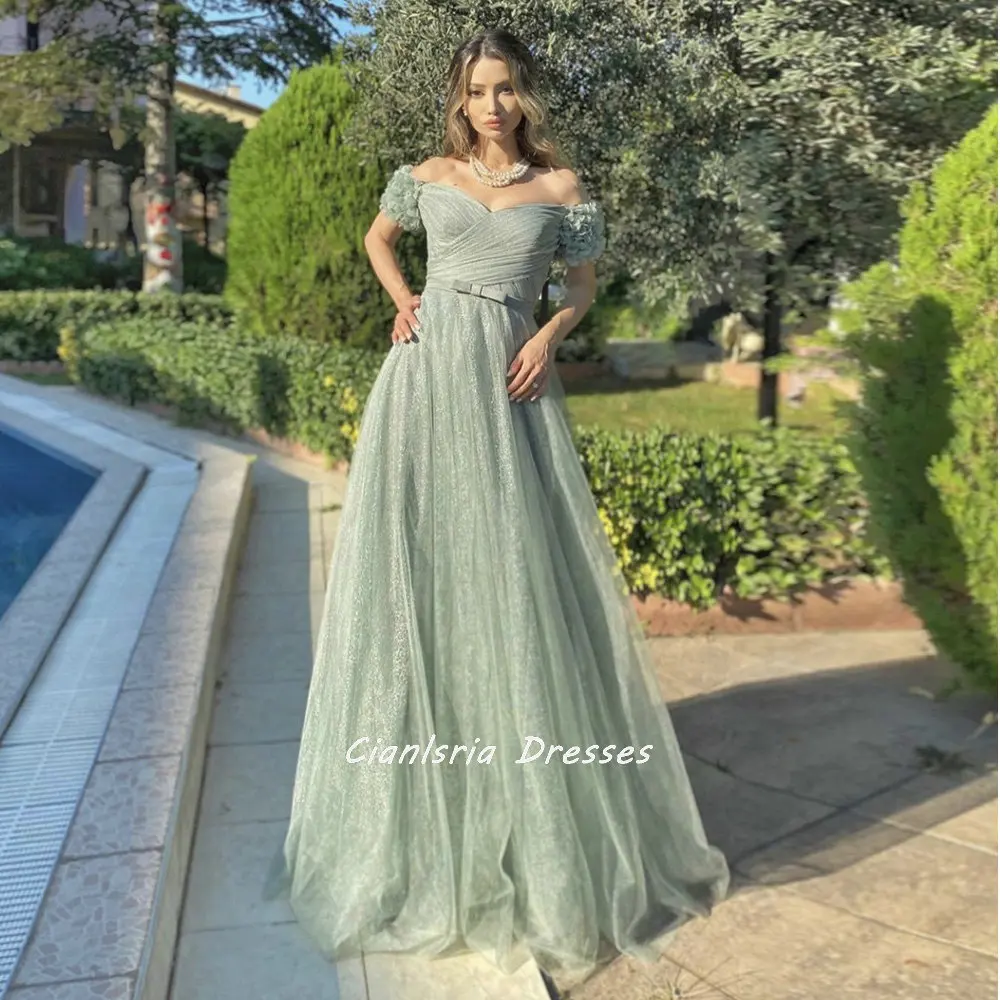 Зеленое блестящее Тюлевое вечернее платье с коротким рукавом, складками, открытыми плечами, цветами ручной работы, вечерние официальные пл...
Зеленое блестящее Тюлевое вечернее платье с коротким рукавом, складками, открытыми плечами, цветами ручной работы, вечерние официальные пл...