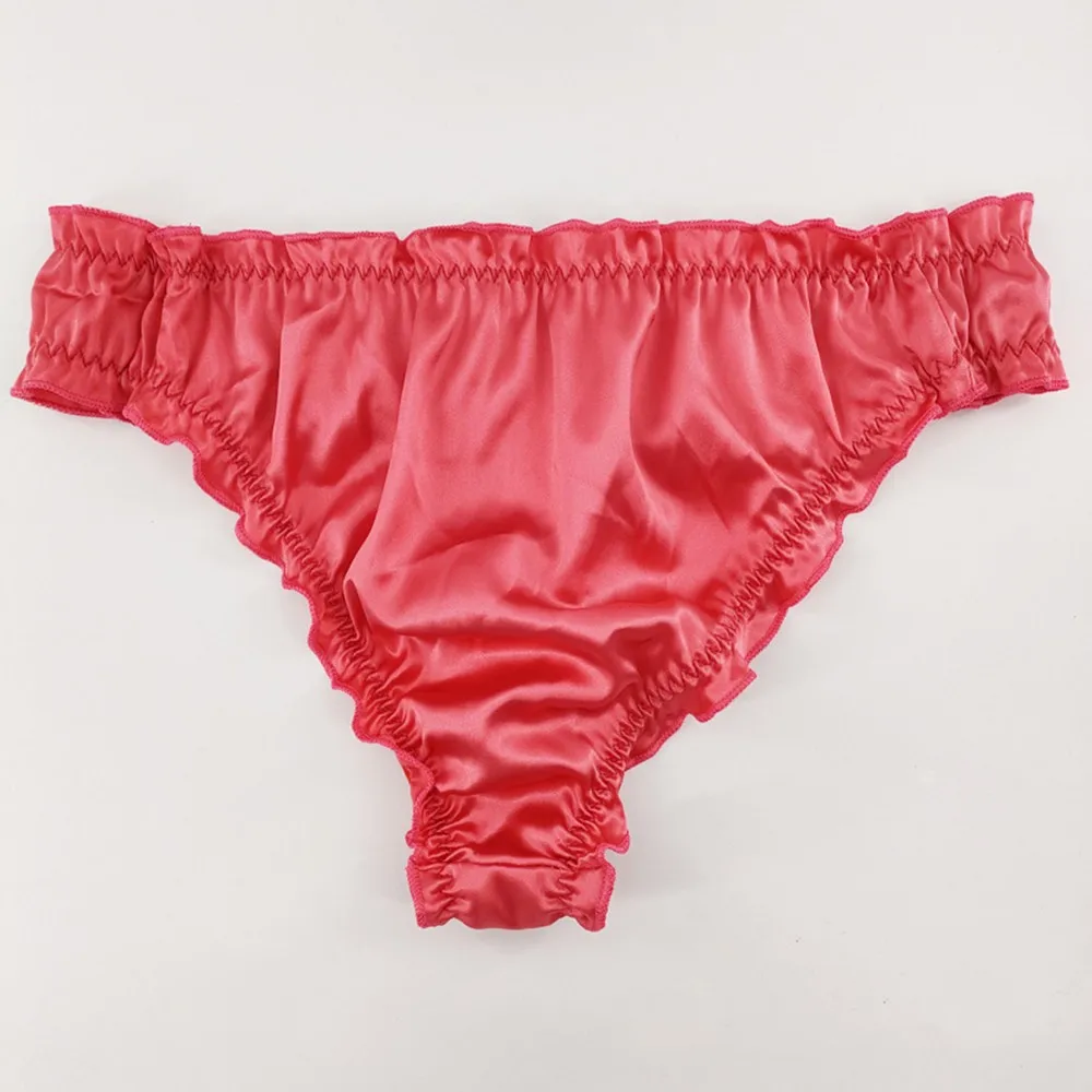 Men Solid Color100% Silk Briefs Lingerie Knickers Panties Breathable Underpants Men's Underwear Nylon Jacquard Mesh Double
Men Solid Color100% Silk Briefs Lingerie Knickers Panties Breathable Underpants Men's Underwear Nylon Jacquard Mesh Double