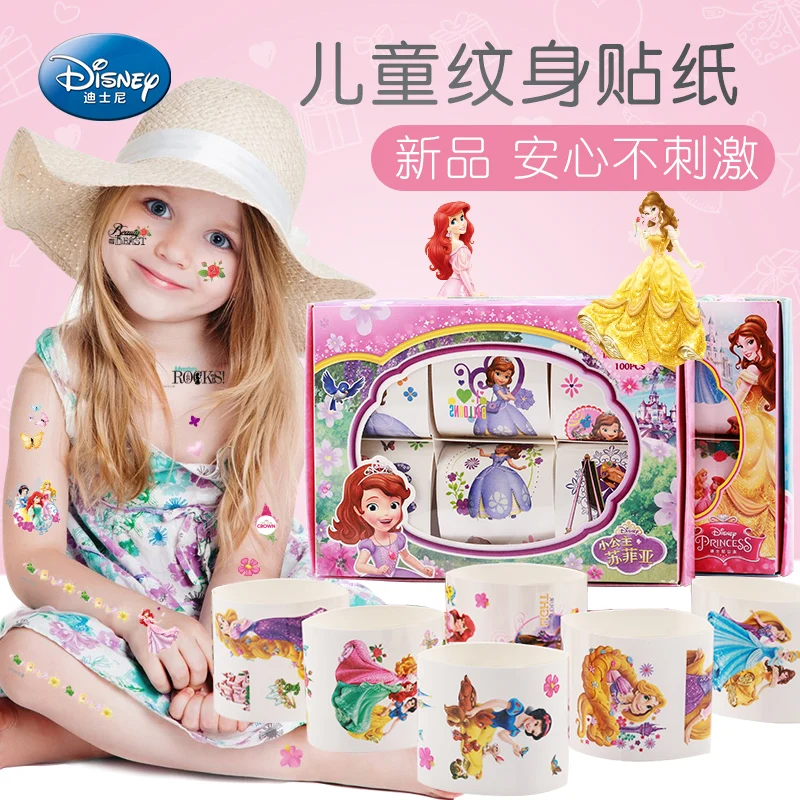 Disney Sticker for kids gift Frozen elsa and Anna Child nail stickers snow White Sofia Classic Toys | Игрушки и хобби
