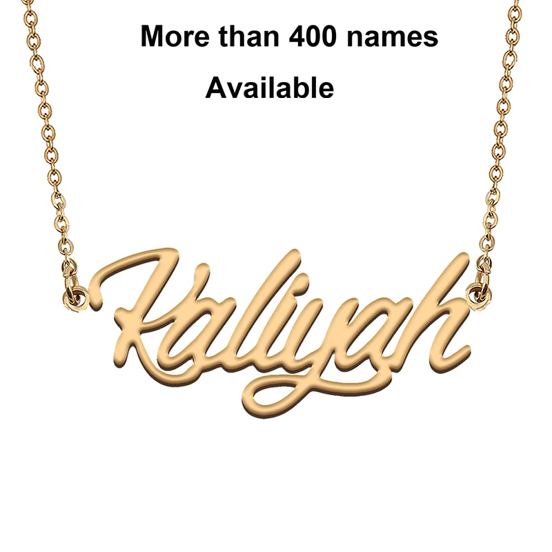 Cursive Initial Letters Name Necklace for Kaliyah Birthday Party Christmas New Year Graduation Wedding Valentine Day Gift
Cursive Initial Letters Name Necklace for Kaliyah Birthday Party Christmas New Year Graduation Wedding Valentine Day Gift