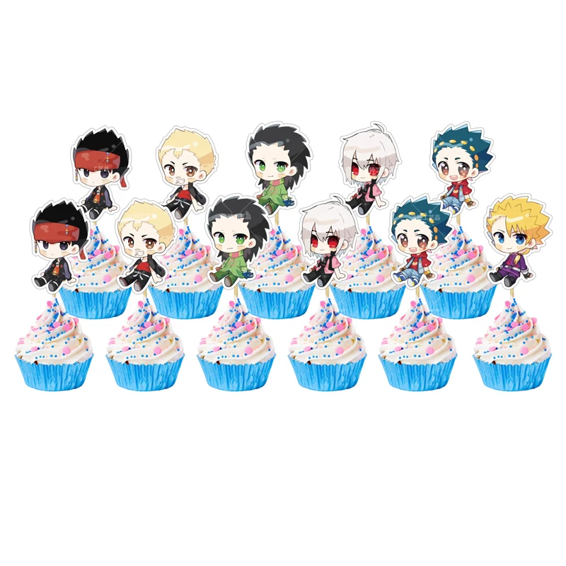 24pcs/lot Baby Shower Beyblade Burst Theme Cake Toppers With Sticks Birthday Party Boys Favors Cocomelon Cupcake Decorations
24pcs/lot Baby Shower Beyblade Burst Theme Cake Toppers With Sticks Birthday Party Boys Favors Cocomelon Cupcake Decorations
