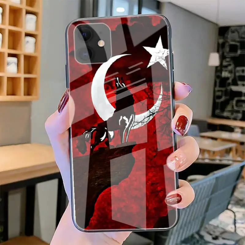 Turkey Turkish Flag Phone Case Tempered Glass For Iphone6plus 6S 7 7plus 8 X XS XSmax XR 11 12 Pro Max 12mini
Turkey Turkish Flag Phone Case Tempered Glass For Iphone6plus 6S 7 7plus 8 X XS XSmax XR 11 12 Pro Max 12mini