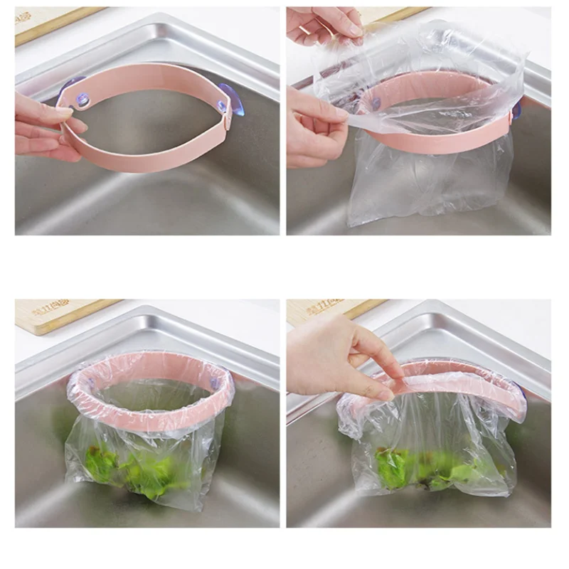 Kitchen Accessories Plastic Suction Cup Rubbish Bag Folding Style Fruit Vegetable Tools Peel Trash Storage Rack Kitchen Gadgets
Kitchen Accessories Plastic Suction Cup Rubbish Bag Folding Style Fruit Vegetable Tools Peel Trash Storage Rack Kitchen Gadgets