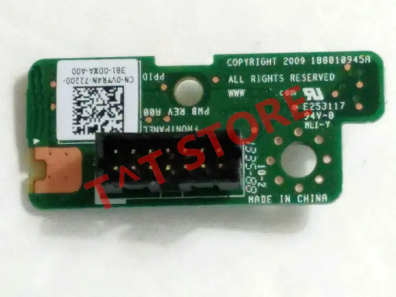 Original for original for DELL OptiPlex 7010 USFF switch power botton Board VYR4N 0VYR4N test good free shipping
Original for original for DELL OptiPlex 7010 USFF switch power botton Board VYR4N 0VYR4N test good free shipping