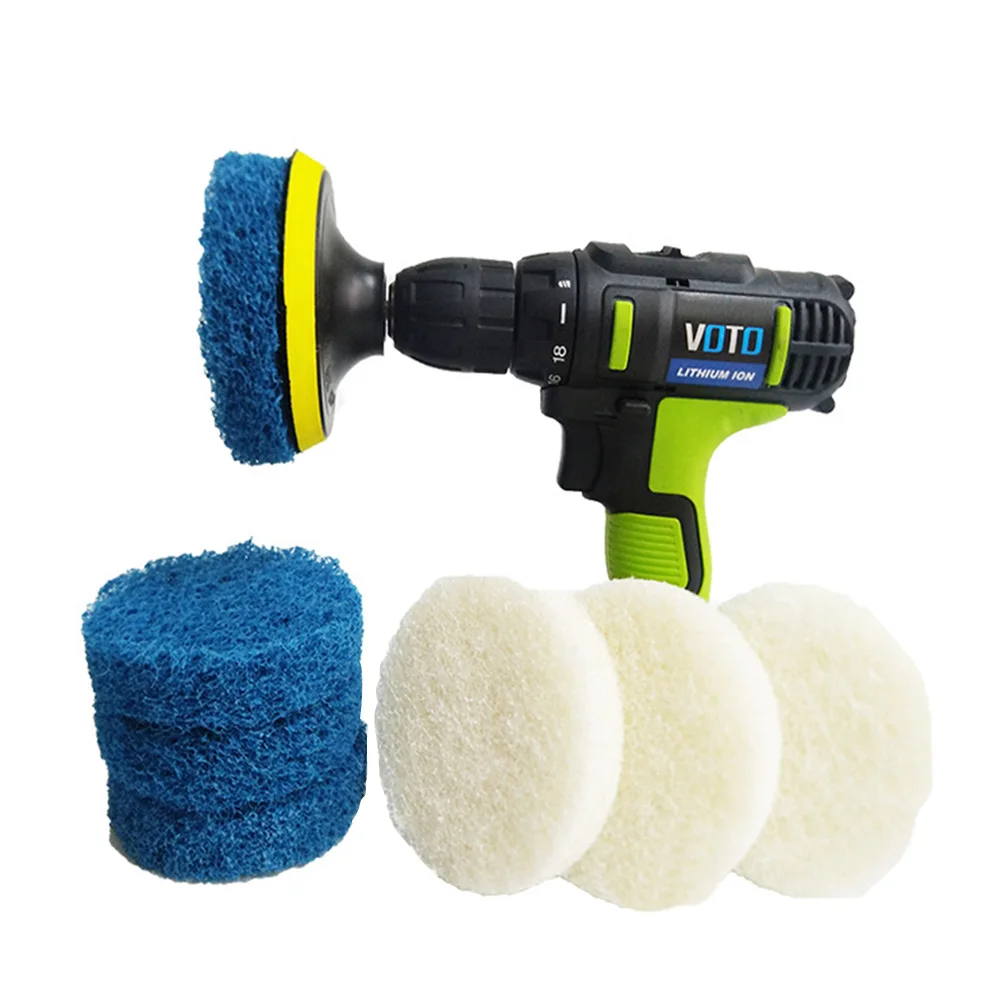 6pcs Replaceable Scouring Pad Cleaning Brush For Electric Drill Brush Electric Scrubber Cleaning Brush For Carpet Glass Car T
6pcs Replaceable Scouring Pad Cleaning Brush For Electric Drill Brush Electric Scrubber Cleaning Brush For Carpet Glass Car T