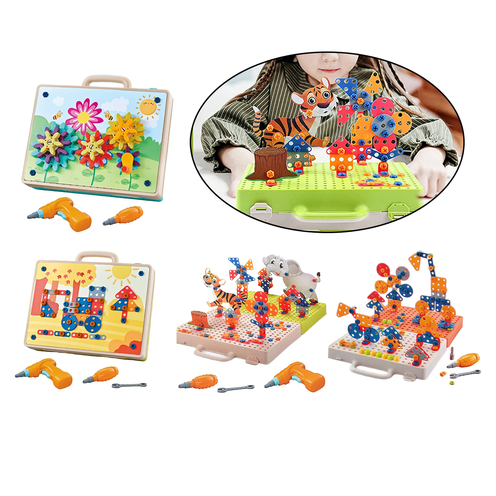 Kids Creative Children 3D Puzzle Screw Pegs Educational Toys DIY Box Gift 
Kids Creative Children 3D Puzzle Screw Pegs Educational Toys DIY Box Gift