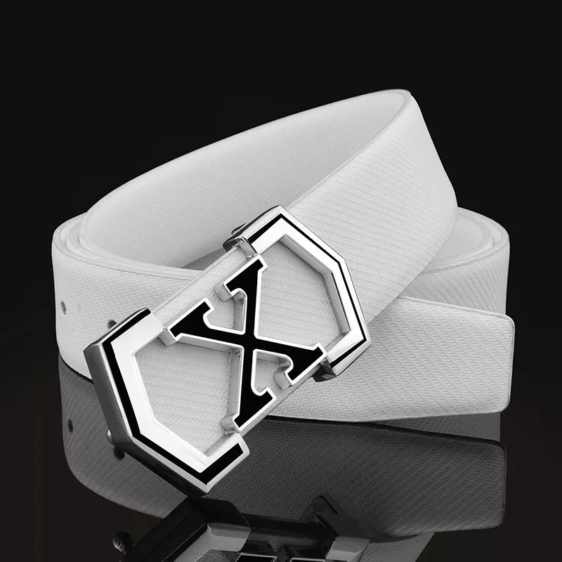 New Fashion X Letter Buckle Designer Belt Men's Casual Leather Cowhide Denim White Pants Belt High Quality Ceinture Homme
New Fashion X Letter Buckle Designer Belt Men's Casual Leather Cowhide Denim White Pants Belt High Quality Ceinture Homme