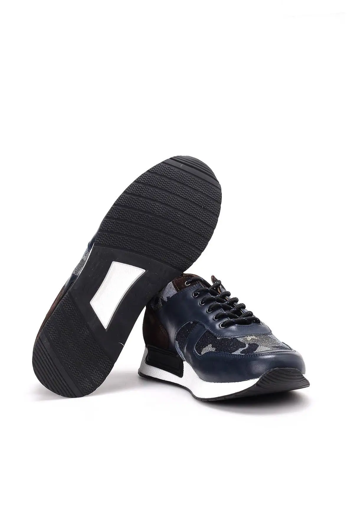 Derimod Genuine Leather Navy Blue Men 'S Sneaker | Обувь