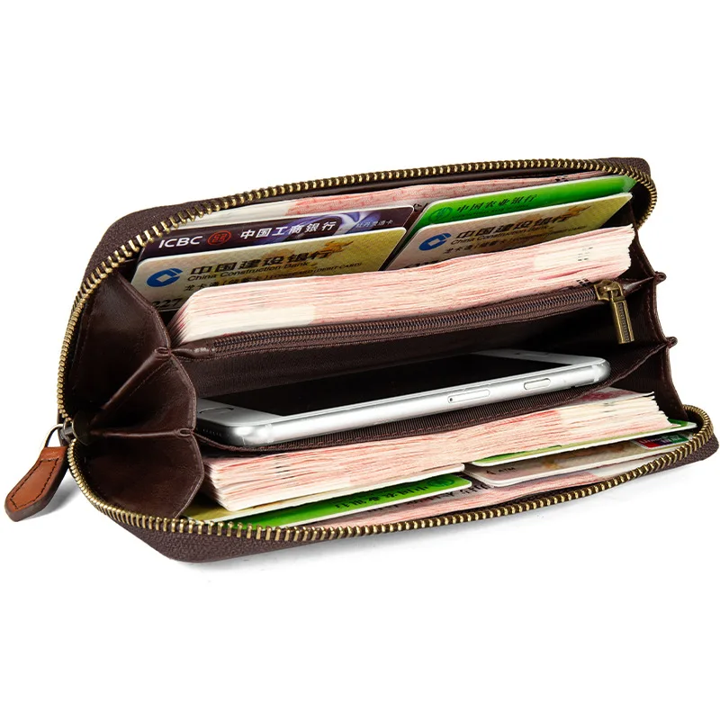 YourSeason Vintage Ladies Large Clutch Wallet 2021 Genuine Leather Card Holder Women Cowhide Handmade Embossed Phone Purse
YourSeason Vintage Ladies Large Clutch Wallet 2021 Genuine Leather Card Holder Women Cowhide Handmade Embossed Phone Purse