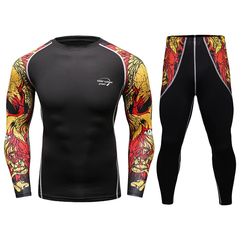 Cody Lundin Men's 3D Printed MMA Suit Tracksuit Outdoor Fitness Sportswear Rashguard And Leggings
Cody Lundin Men's 3D Printed MMA Suit Tracksuit Outdoor Fitness Sportswear Rashguard And Leggings