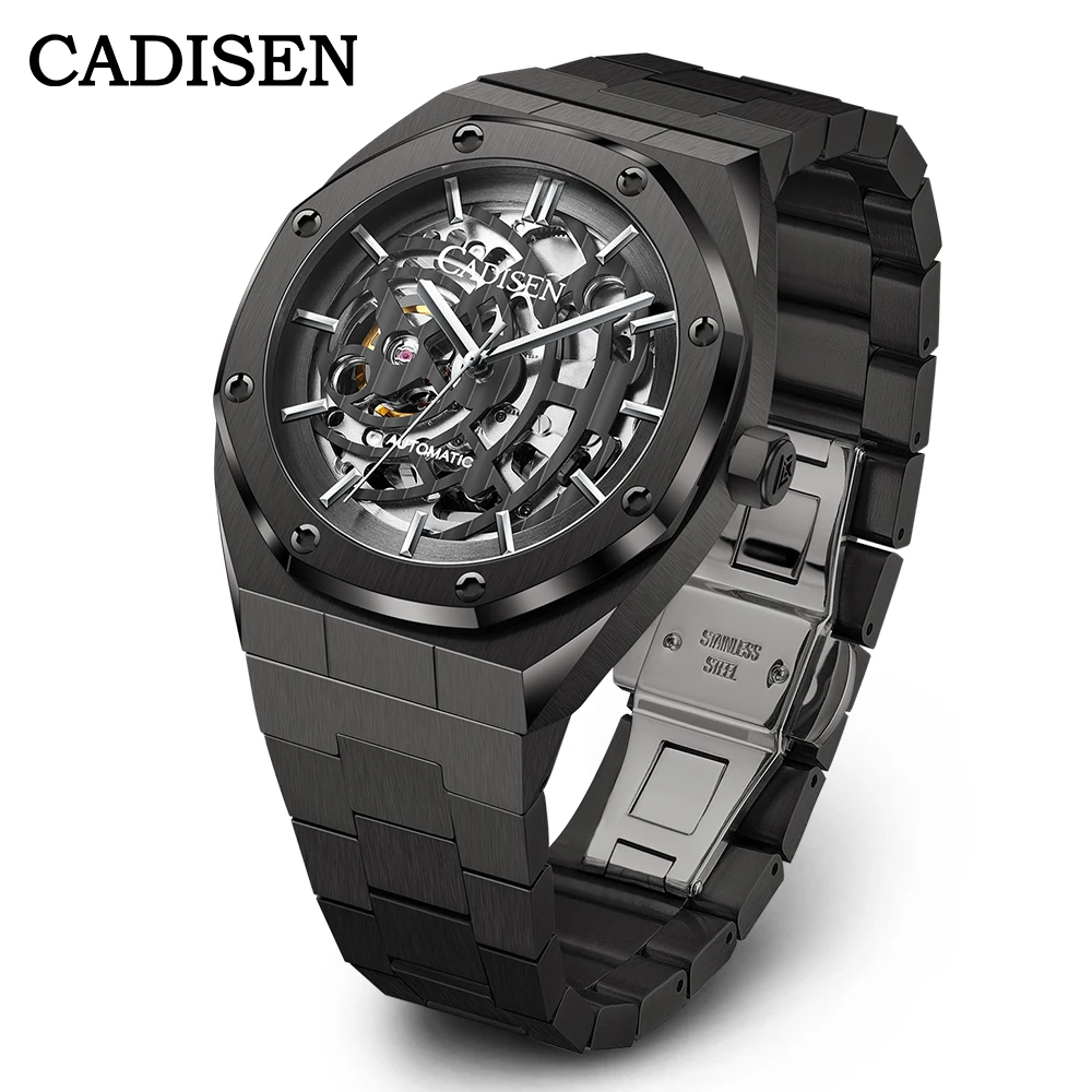 CADISEN Luxury Top Brand Automatic Mechanical Men's Watches Casual Hollow Wristwatch 100M Waterproof Relojes Para Hombre
CADISEN Luxury Top Brand Automatic Mechanical Men's Watches Casual Hollow Wristwatch 100M Waterproof Relojes Para Hombre