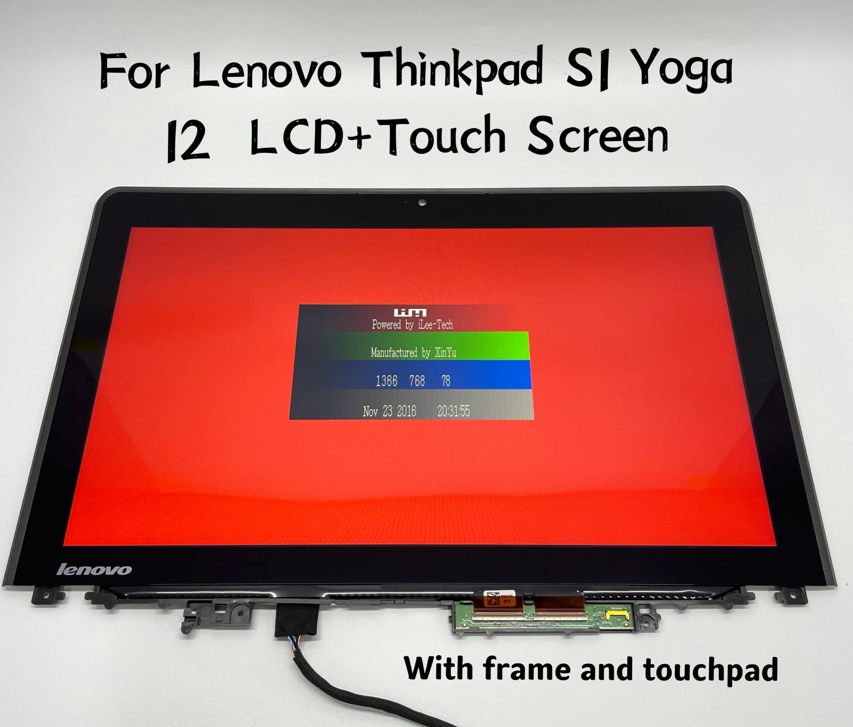 Сменный сенсорный ЖК-экран 12,5 дюйма в сборе, 1366*768, LP125WH2-SPT1 Thinkpad Yoga S1, экран для Lenovo S1 yoga 12
Сменный сенсорный ЖК-экран 12,5 дюйма в сборе, 1366*768, LP125WH2-SPT1 Thinkpad Yoga S1, экран для Lenovo S1 yoga 12