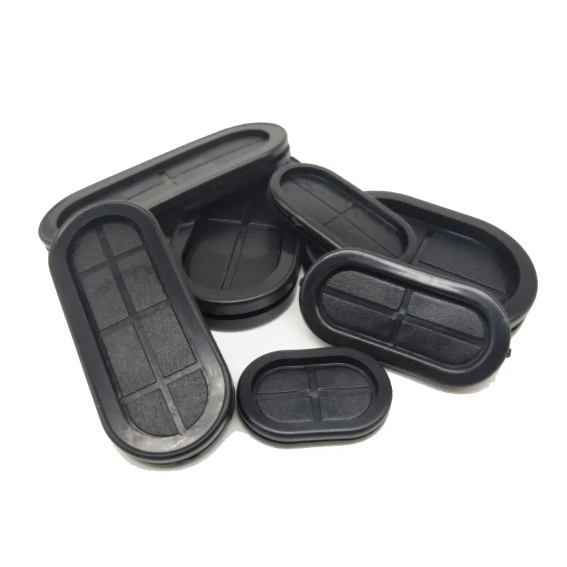 13x27mm-40x110mm Black Oval Double Sided Protect Rubber Grommets Ring Blanking Hole Wiring Cable Gasket For Protect Wire
13x27mm-40x110mm Black Oval Double Sided Protect Rubber Grommets Ring Blanking Hole Wiring Cable Gasket For Protect Wire