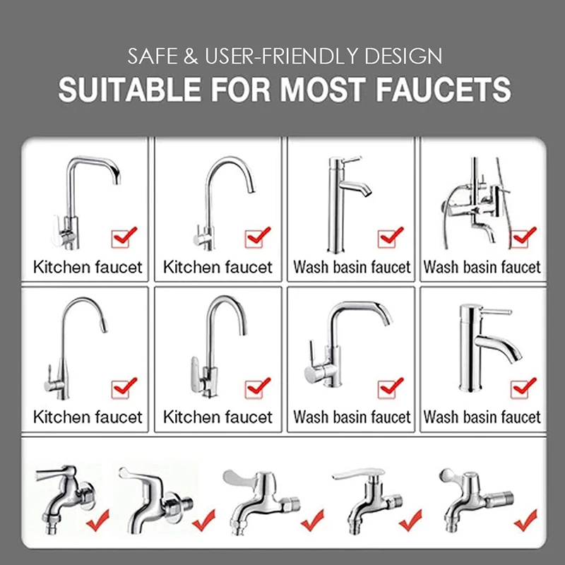 720Universal Splash Filter Faucet Spray Head Anti Splash Filter Faucet Movable Kitchen bathroom Tap Water Saving Nozzle Sprayer
720Universal Splash Filter Faucet Spray Head Anti Splash Filter Faucet Movable Kitchen bathroom Tap Water Saving Nozzle Sprayer