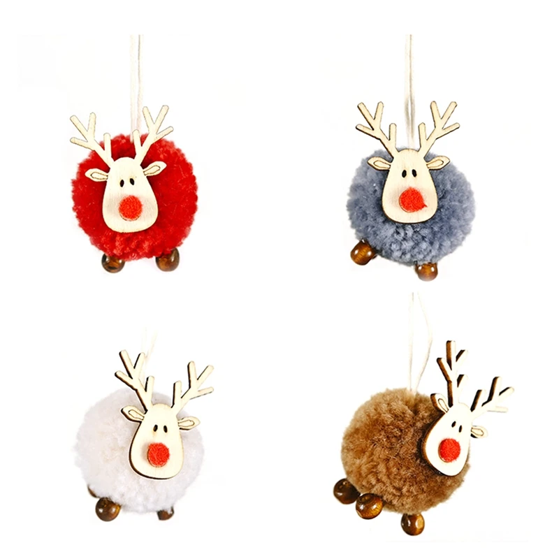 4 PACK Cute Felt Wooden Elk Christmas Tree Decorations Hanging Pendant Deer Craft Ornament Christmas Decor New Year 2021
4 PACK Cute Felt Wooden Elk Christmas Tree Decorations Hanging Pendant Deer Craft Ornament Christmas Decor New Year 2021