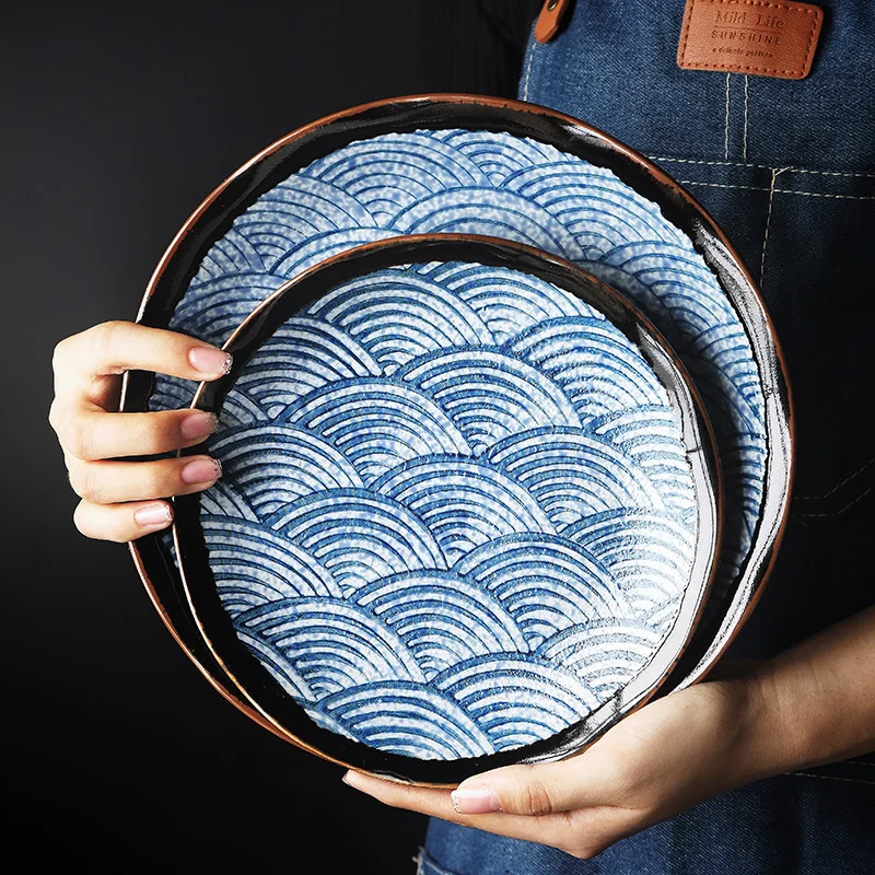 RHE Ceramic Plate set Round Pizza Steak plate Dessert Food Tray Porcelain Tableware Dinner tableware set
RHE Ceramic Plate set Round Pizza Steak plate Dessert Food Tray Porcelain Tableware Dinner tableware set