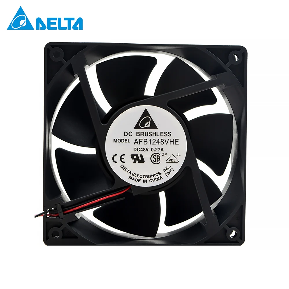 for delta AFB1248VHE 12038 12cm 1238 120*120*38mm 48V DC 0.27A 3-line double ball bearing cooling fan
for delta AFB1248VHE 12038 12cm 1238 120*120*38mm 48V DC 0.27A 3-line double ball bearing cooling fan